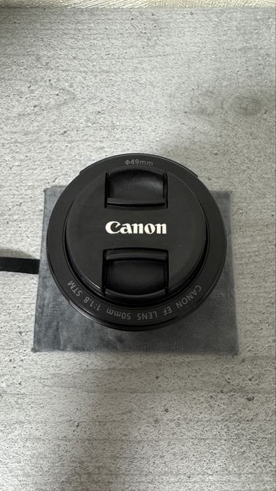 Обʼєктив canon EF 50mm f/1.8 stm | б/у | стан як новий