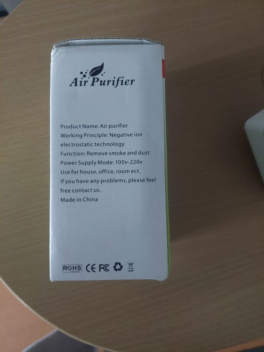 Mini purificador de ar