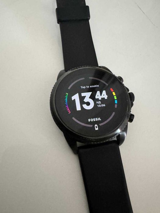 Смарт-годинник Fossil Gen 6 Black Silicone (FTW4061)