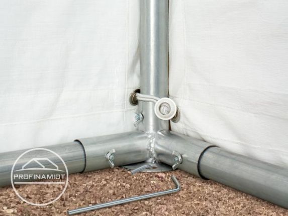 8x12m Namiot magazynowy, przemysłowy, PVC biały, gratis wysyłka