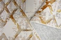 Tapete dourado/bege