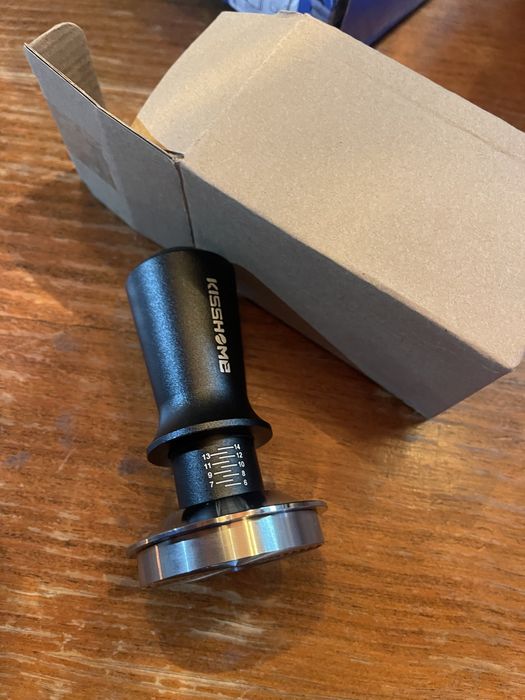 Tamper de café calibrado 51/53/58 mm Kisshome - Nivelador com mola Nov