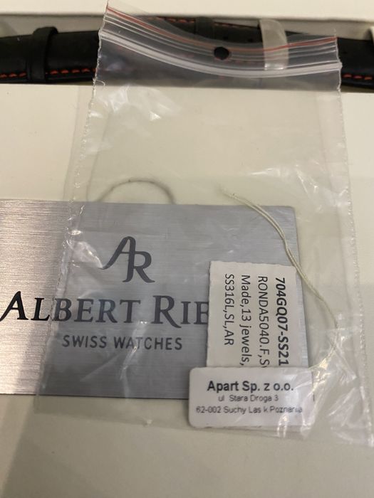 Zegarek Albert Riele