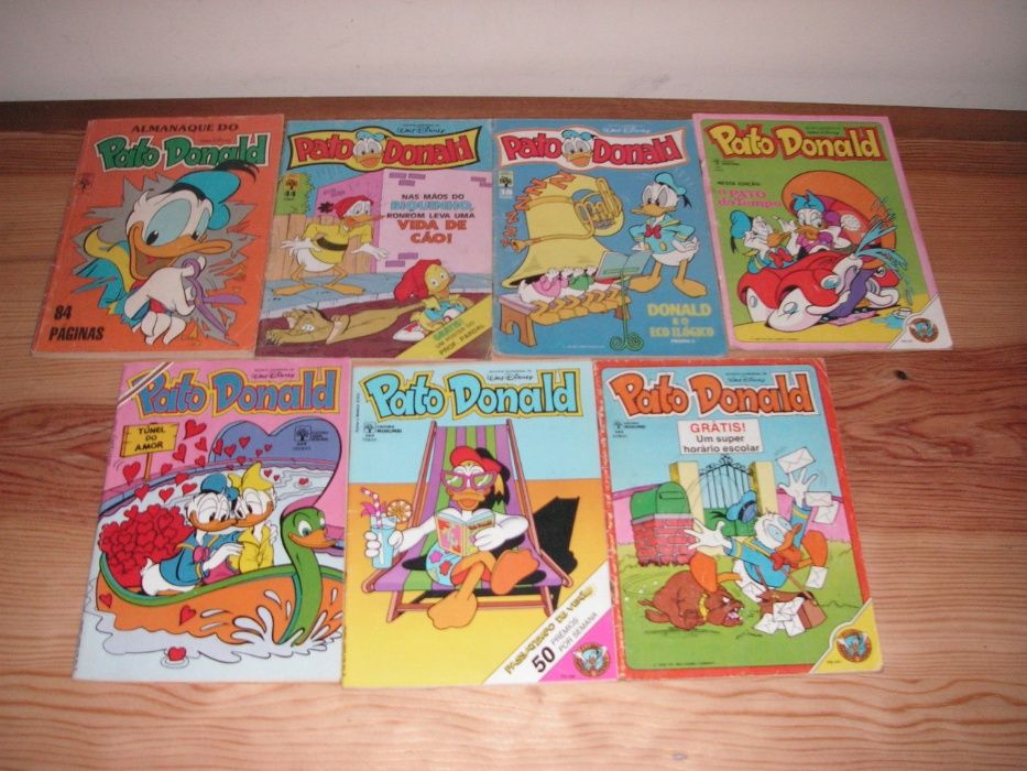 Banda Desenhada Anos 80/90 Pato Donald, Zé Carioca, Zé Colmeia, Pateta
