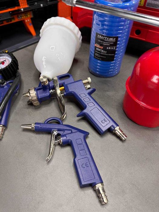 Набір пневмоінструментів для компресора 5 од. Kraft Dele KD410