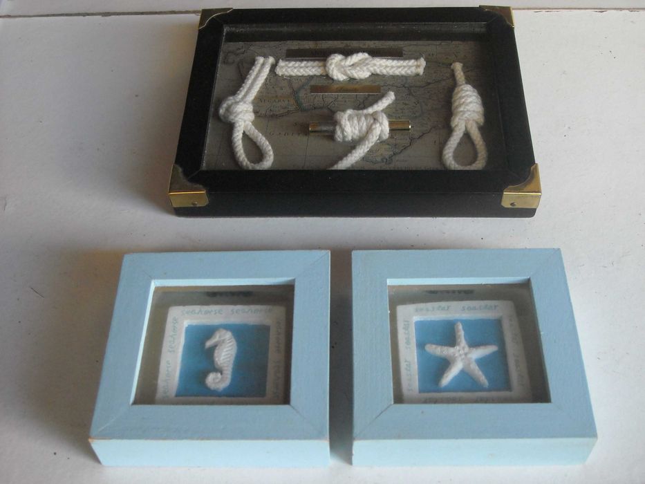 Quadros decorativos nauticos maritimos nós marinheiro