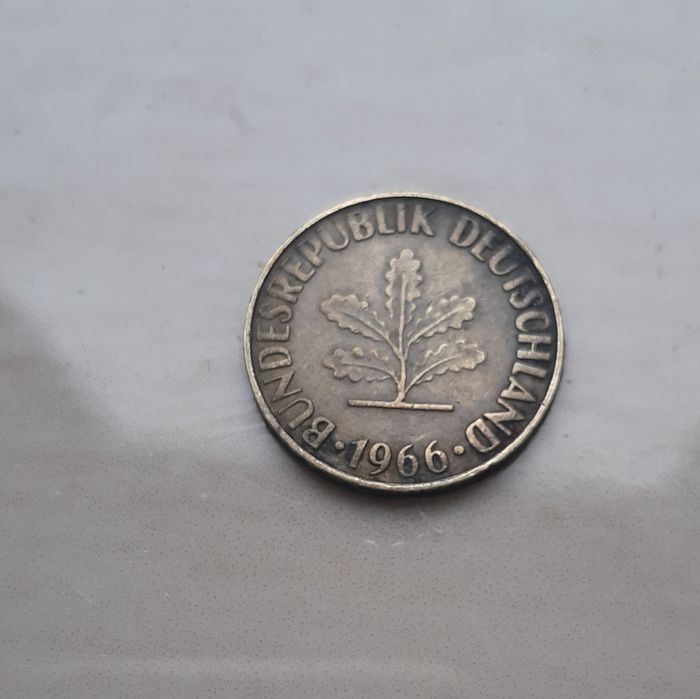 10 pfennig - kolekcjonerska moneta- 1966 F