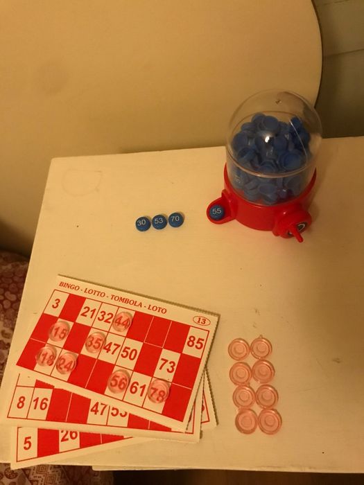 Jogo do bingo caseiro