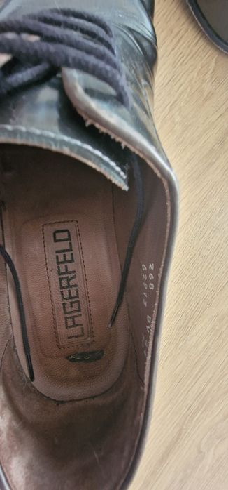 Srebrne buty Lagerfeld rozmiar 44