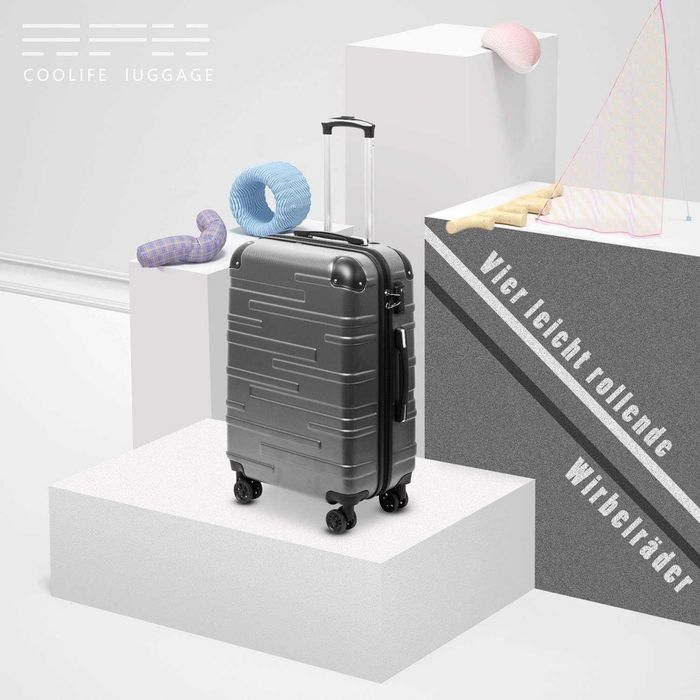Mała Walizka Kabinowa Twarda Podróżna 38L 56x39cm Bagaż Podręczny