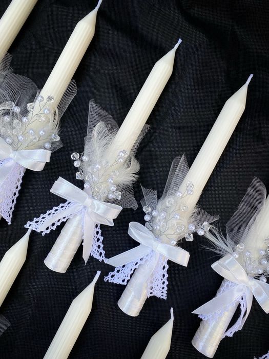 Свічки до причастя, весілля, хрестини