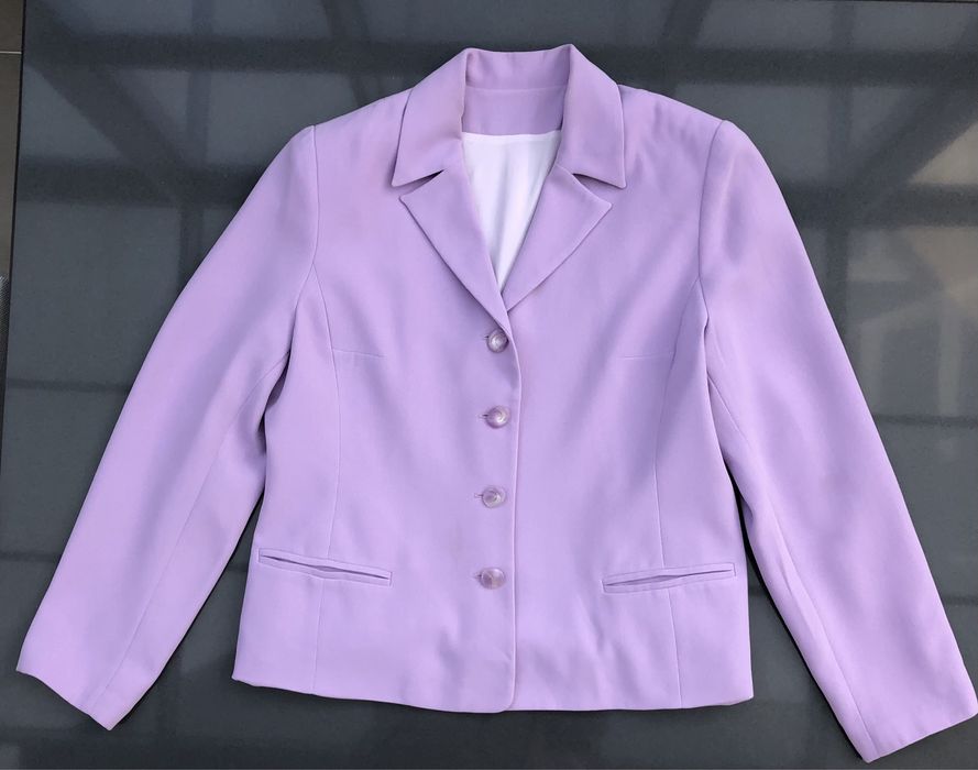 Marynarka damska kolor liliowy L/XL stan idealny.