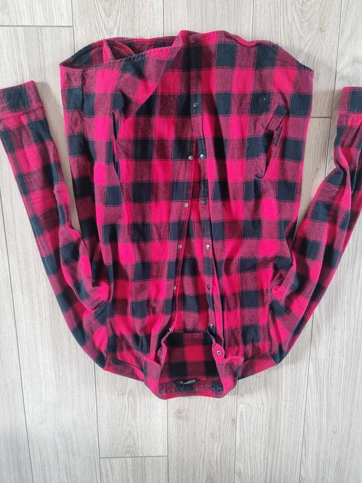 Flanelowa koszula W kratę Diverse r. S