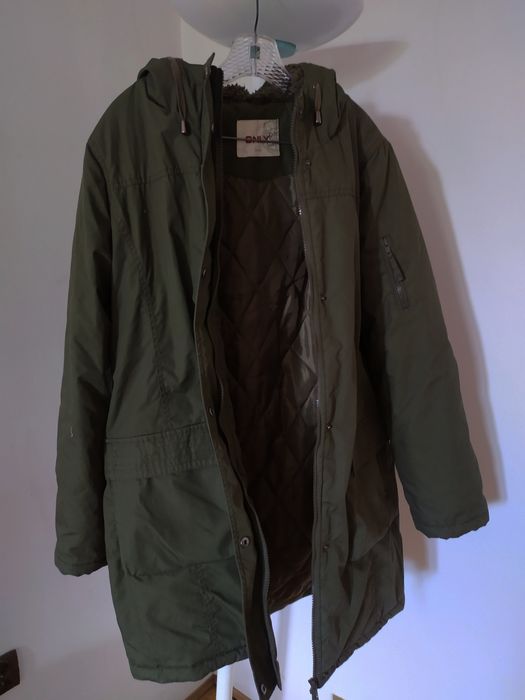 Parka L zimowa  haki