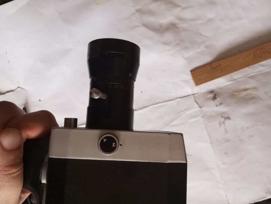 Кинокамера советская объектив Кварц 1*8S -2 объектив