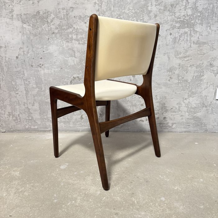 Komplet duński stół palisander i 4 krzesła, proj. Erik Buch, lata 50.