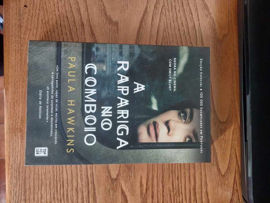 Livro "A rapariga no comboio"