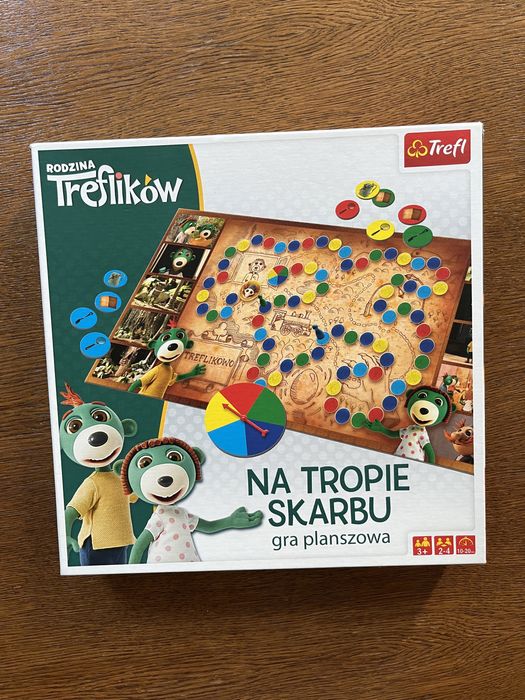 Rodzina treflików na tropie skarbu gra planszowa