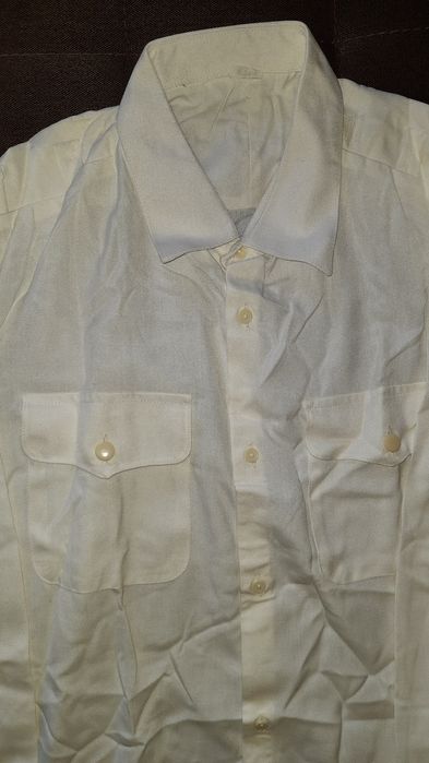 Рубашка мужская белая в полоску "Hoston"