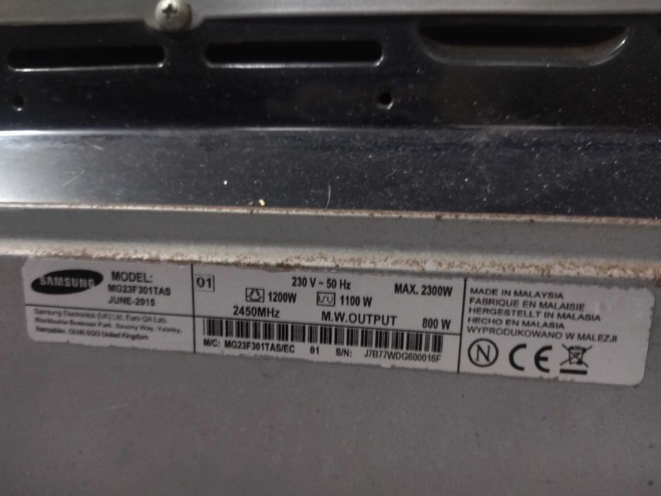 Microondas Samsung com grill