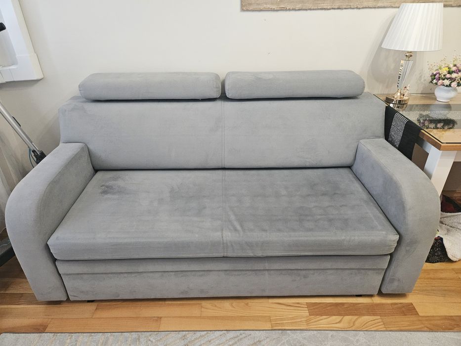 Sofa Łóżko 3 osobowa z funkcją spania i pojemnikiem Morgan okazja