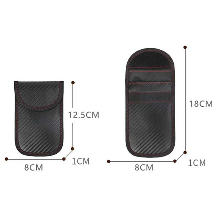 Bolsa Bloqueadora Sinal Chave Moto Gaiola Faraday