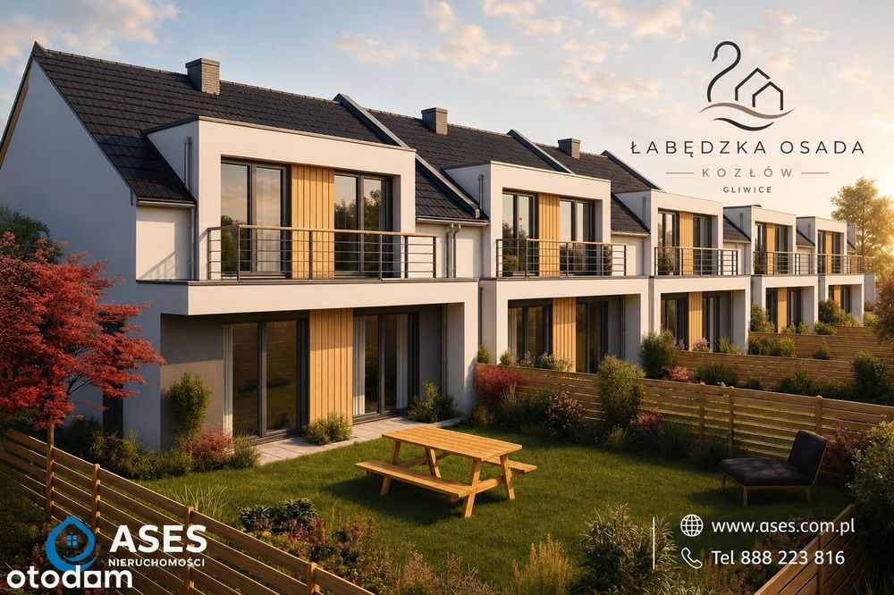 Osada Łabędzka – 120 m² + ogród