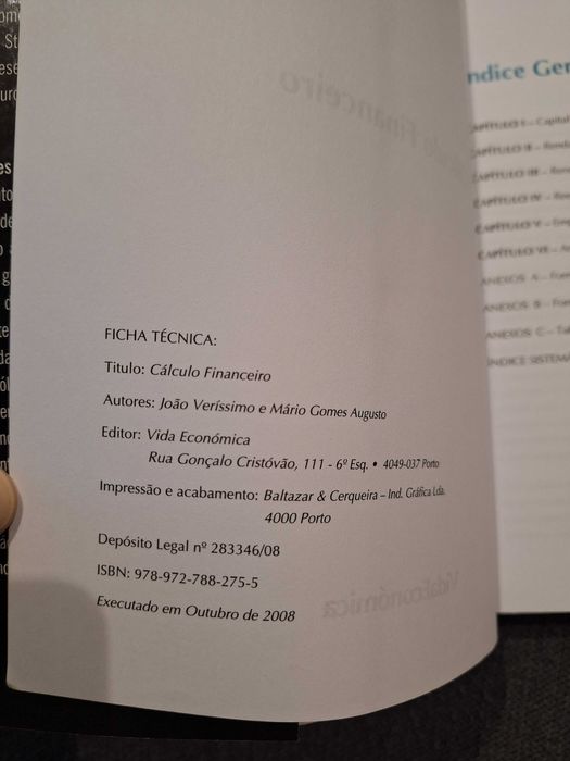 Livro Cálculo Financeiro