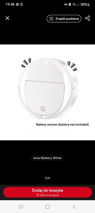 Inteligentny robot sprzątający 3w1