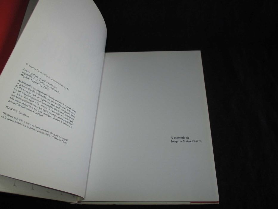 Livro Lisboa Desaparecida 3 Marina Tavares Dias