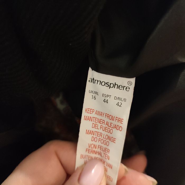 Płaszcz przejściowy Atmosphere 44 XXL czarny