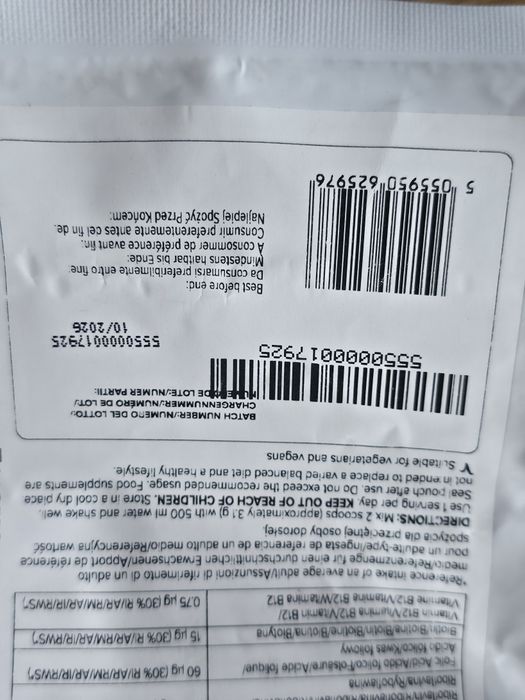Elektrolity Bulk  Electrolyte Plus - Bez dodatków smakowych 60 porcje