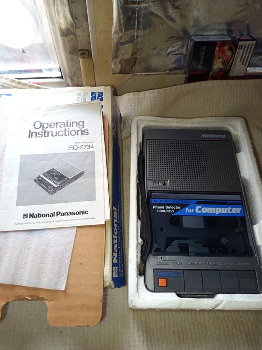 Магнитофон National Япония. Новый.