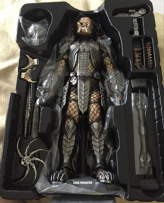 Фігурка Хижак (Хищник) шрам mms190 Alien VS Predator SCAR PREDATOR