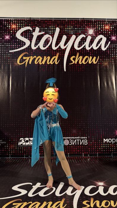 Костюм для акробатики танцювальний діско слоу лірикал діско