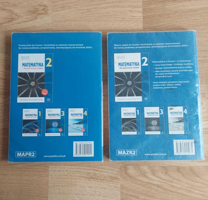 Matematyka 2, podręcznik i zbiór zadań
