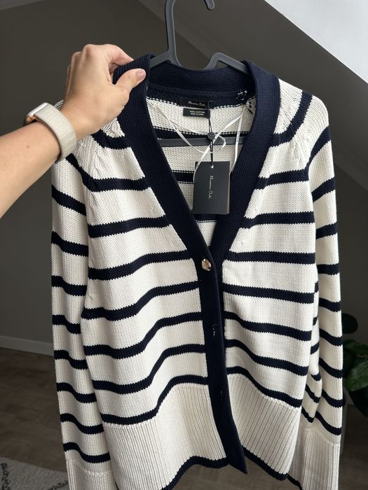 Кардиган, кофта в полоску, Massimo dutti