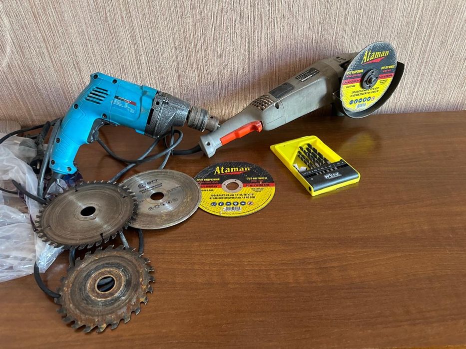 Болгарка дрель в хорошем состоянии