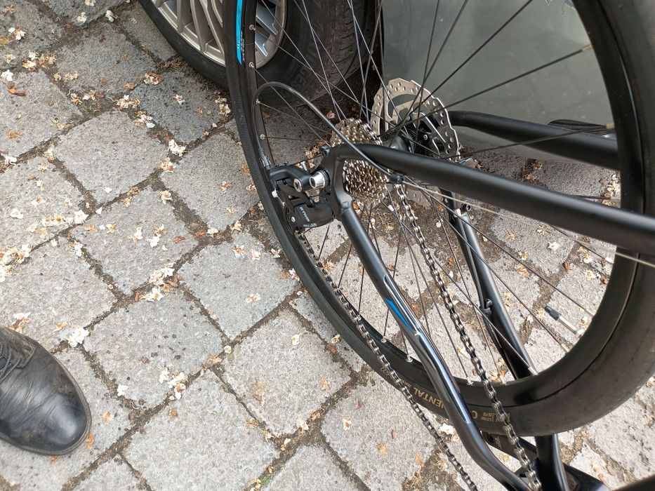 Rower męski rama 21" koła 28" tarczowe Continental