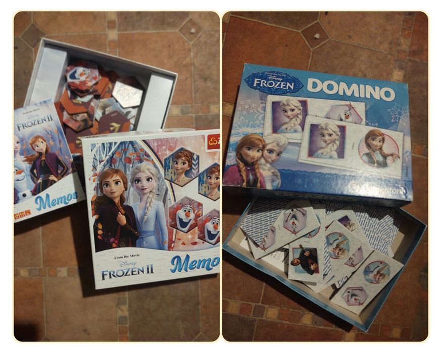 Frozen / Kraina Lodu domino + memory

W domino brakuje jednego element