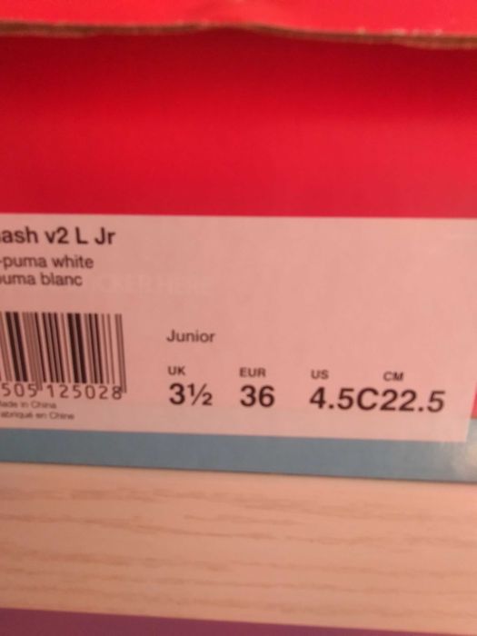 Sapatilhas ténis Puma, em pele, originais, tam. 36