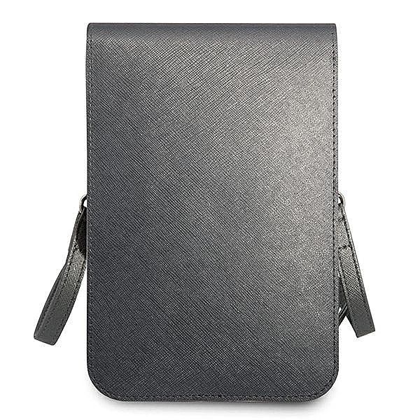 Torebka Guess Saffiano Triangle - szara