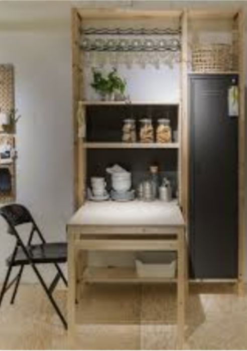 Módulo mesa secretaria suspensa IVAR IKEA