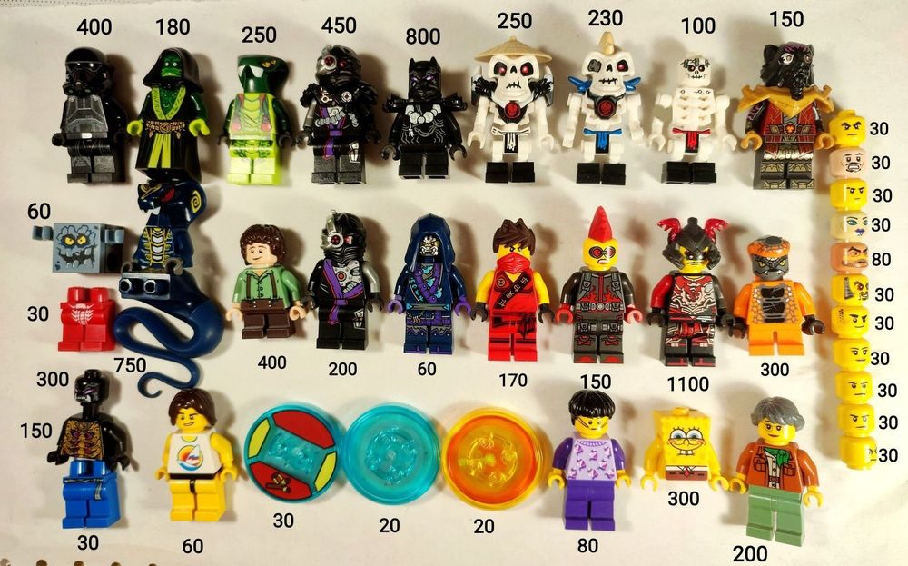 Оригінал LEGO Ninjago Star Wars Lord of the Rings Minecraft фігурки