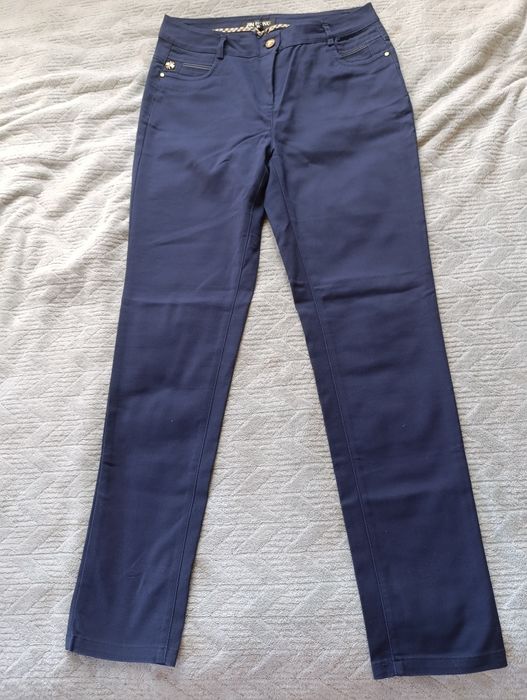 Штани брючні синього кольору