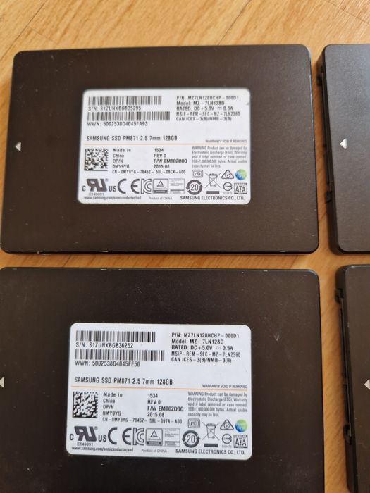 Ssd Samsung 128gb диски ссд 2.5 для ноутбука або системника Стан гарни