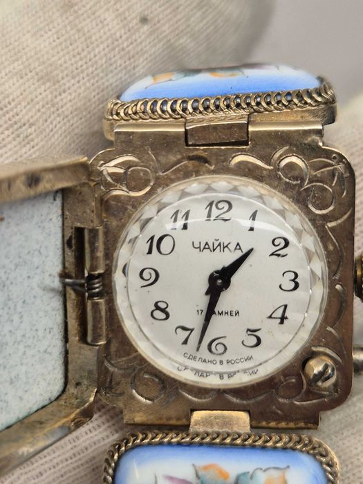 Zegarek-bransoletka * Czajka / Chaika * porcelanka