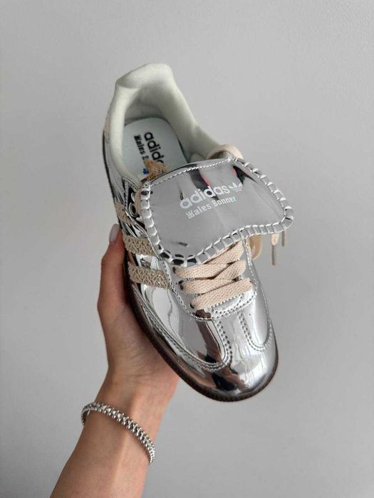 Кросівки Adidas Samba x Wales Bonner Silver Luxury