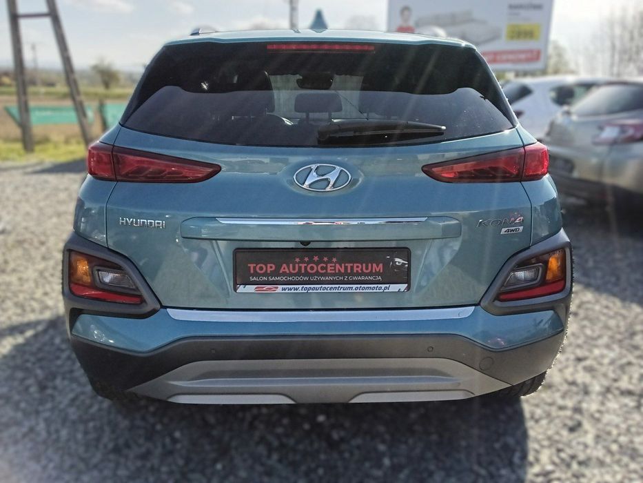 Hyundai Kona Premium 1.6 T-GDI 177 KM AWD Klimatronic Navi Android Kredyt Bez BIK