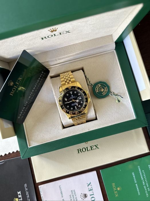 Rolex Submariner Dourado Bracelet Jubilee